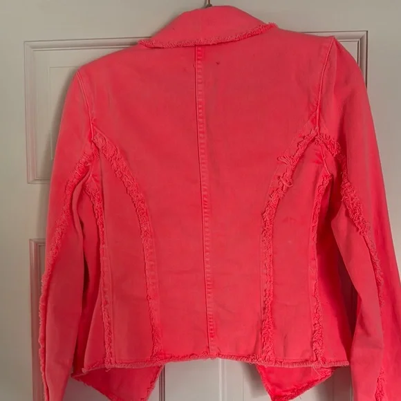 L'AGENCE Pink Tailored Blazer Jackets - Picture 4 of 6